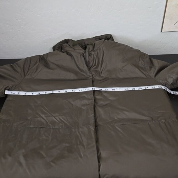 ASPESI Forest Hooded Padded Design Lightweight Construction Coat Size Medium - Picture 14 of 16